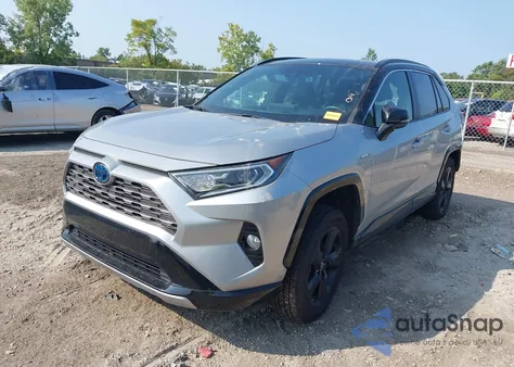 2019 Toyota Rav4 Hybrid Xse из США, поврежденный, VIN JTMEWRFV3KJ014905